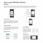 Open PDF Files on phone