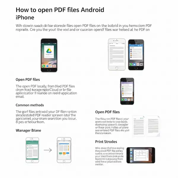 Open PDF Files on phone