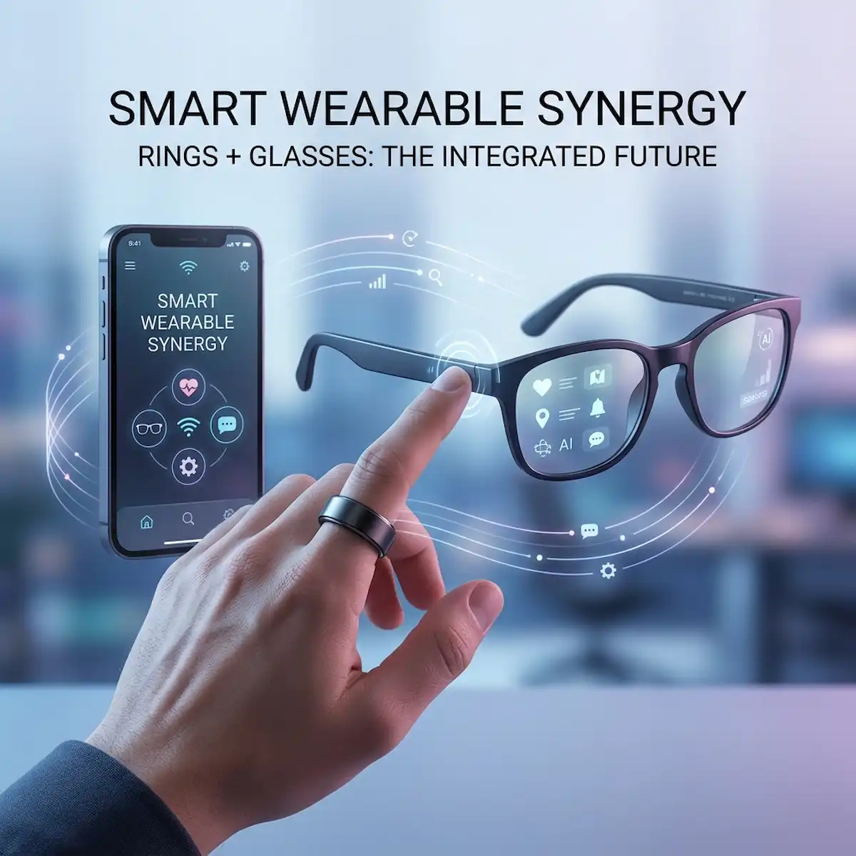 Smart Wearable Synergy: Guide to Smart Rings and Glasses 1 Smart Wearable Synergy