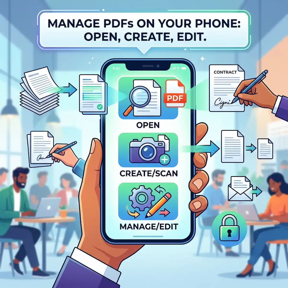 How to Open, Create and Manage PDF Files on Your Phone 1 manage pdf files on your phone